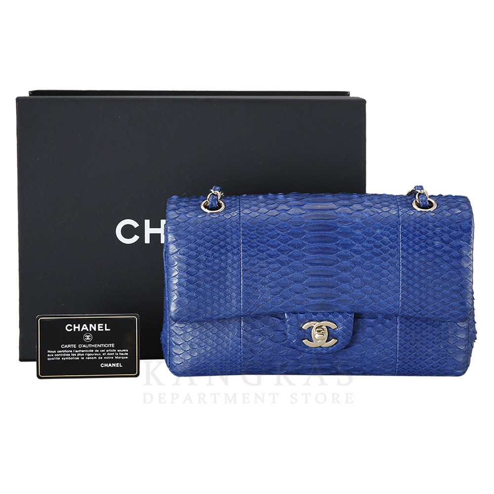 CHANEL(USED)샤넬 클래식 파이톤 미듐