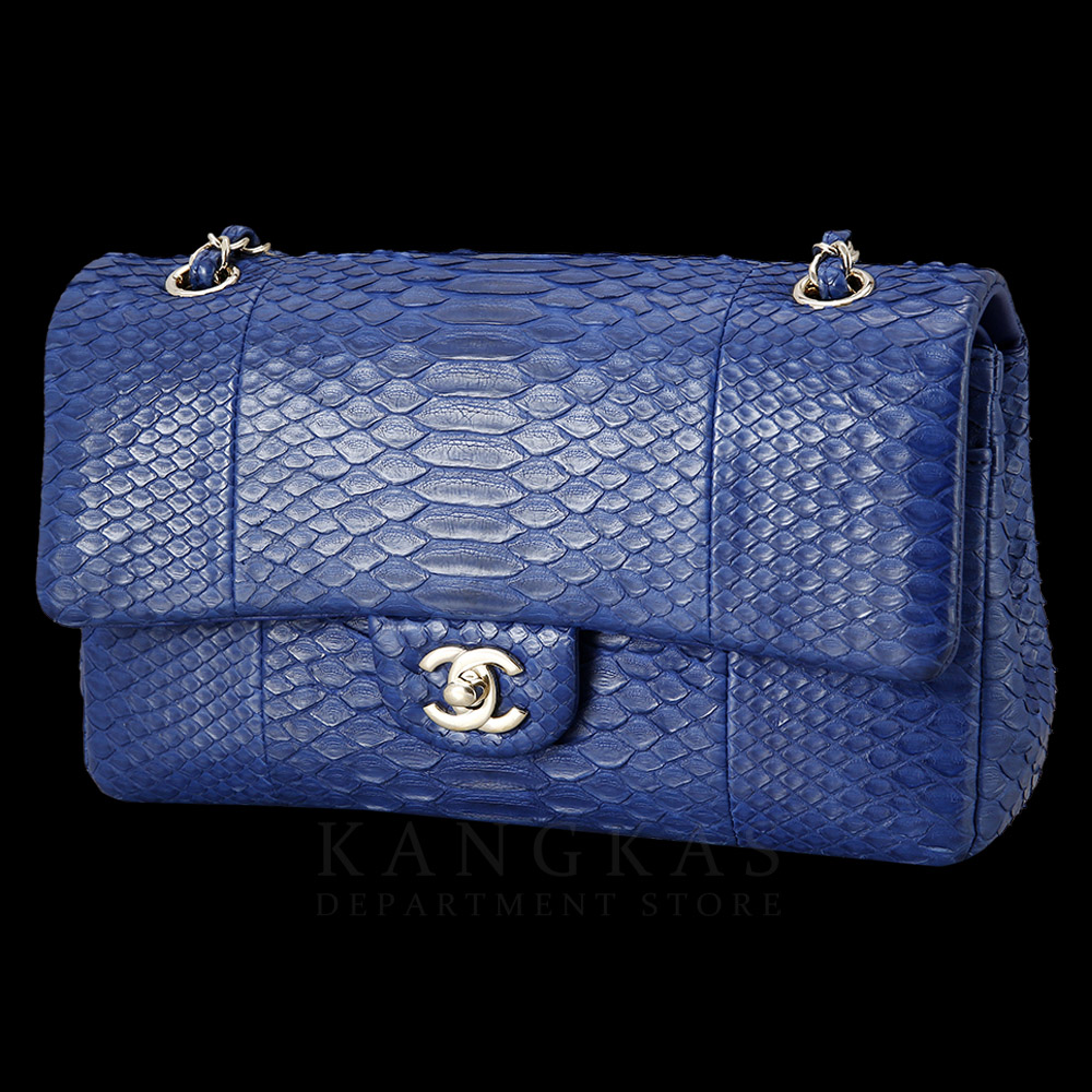 CHANEL(USED)샤넬 클래식 파이톤 미듐