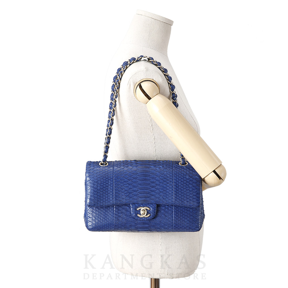 CHANEL(USED)샤넬 클래식 파이톤 미듐
