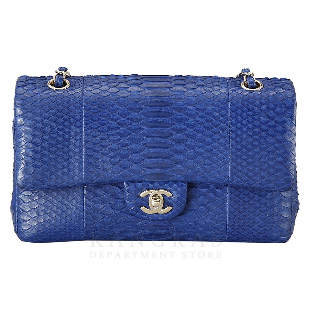 CHANEL(USED)샤넬 클래식 파이톤 미듐