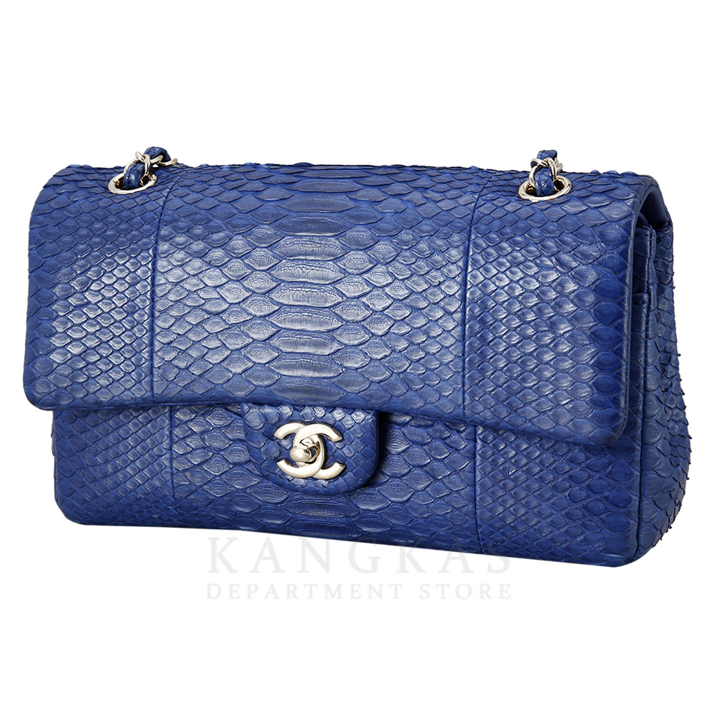 CHANEL(USED)샤넬 클래식 파이톤 미듐