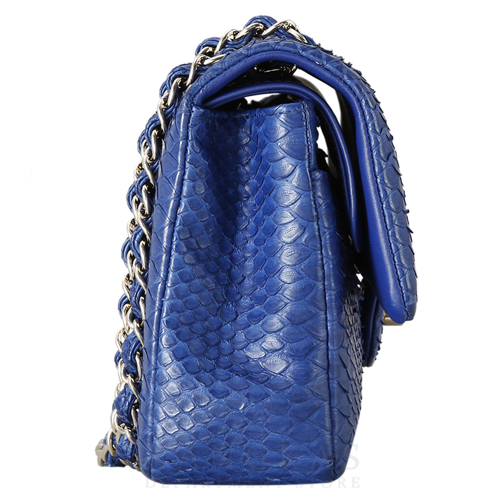 CHANEL(USED)샤넬 클래식 파이톤 미듐