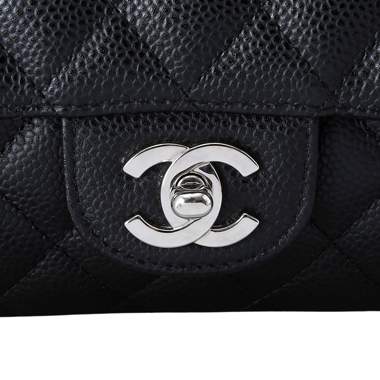 CHANEL(USED)샤넬 클래식 캐비어 바게트백