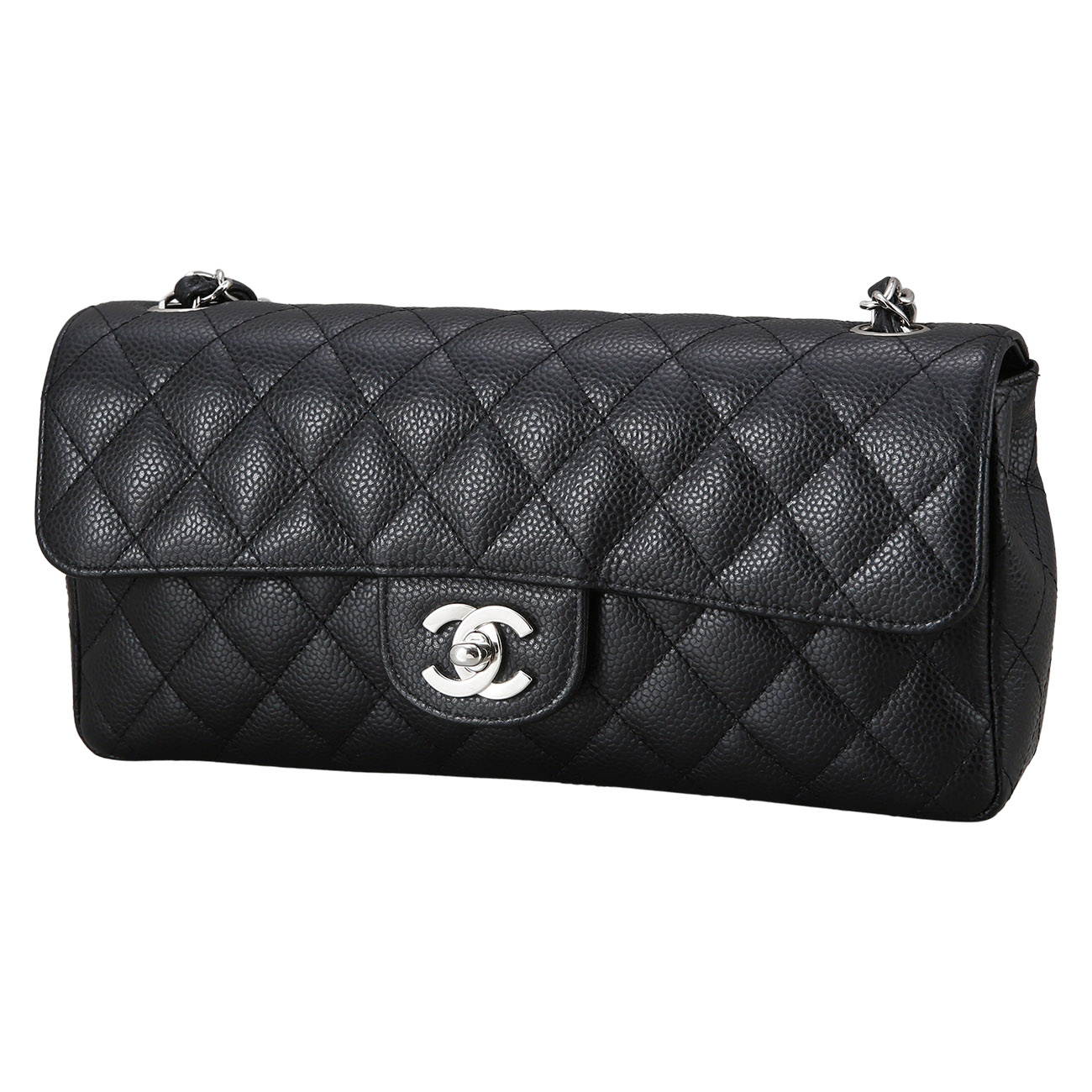CHANEL(USED)샤넬 클래식 캐비어 바게트백