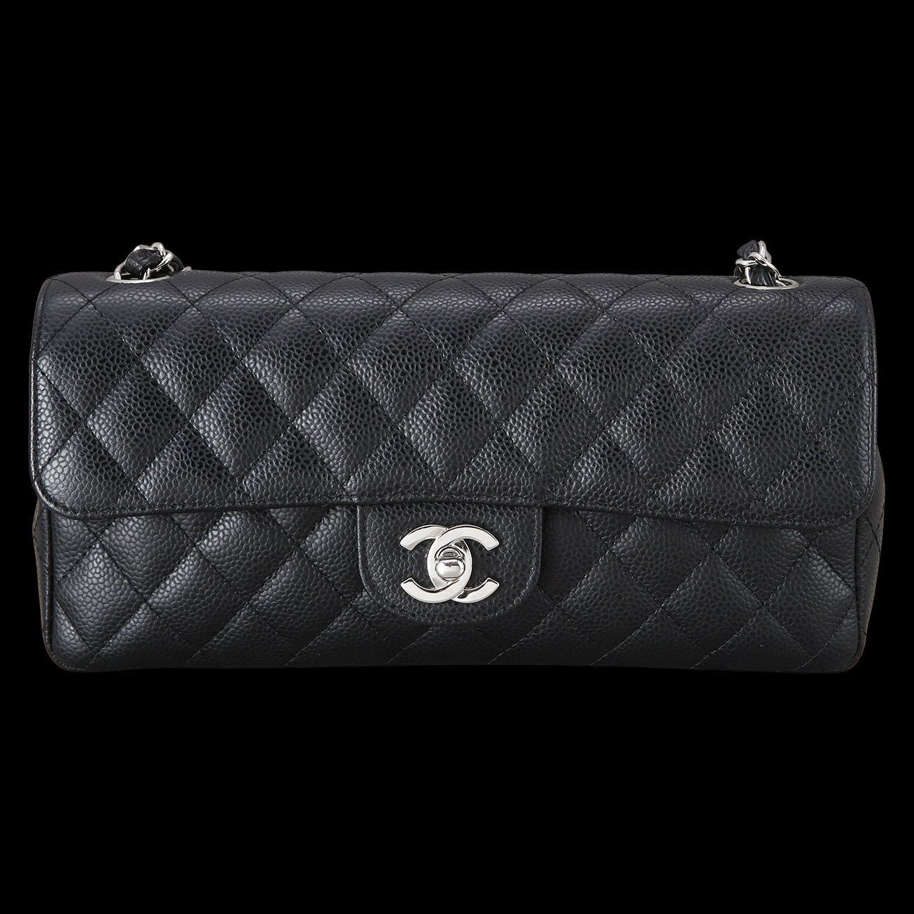 CHANEL(USED)샤넬 클래식 캐비어 바게트백
