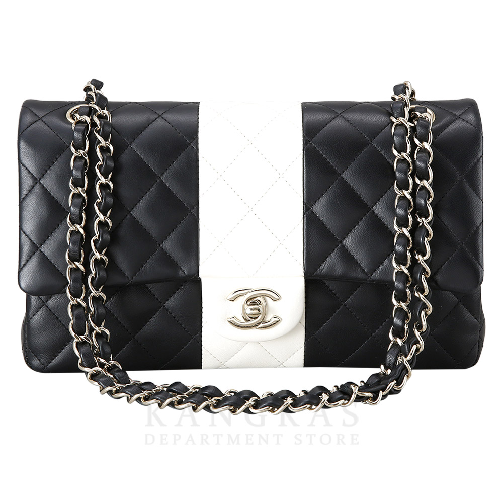 CHANEL(USED)샤넬 시즌 클래식 램스킨 미듐