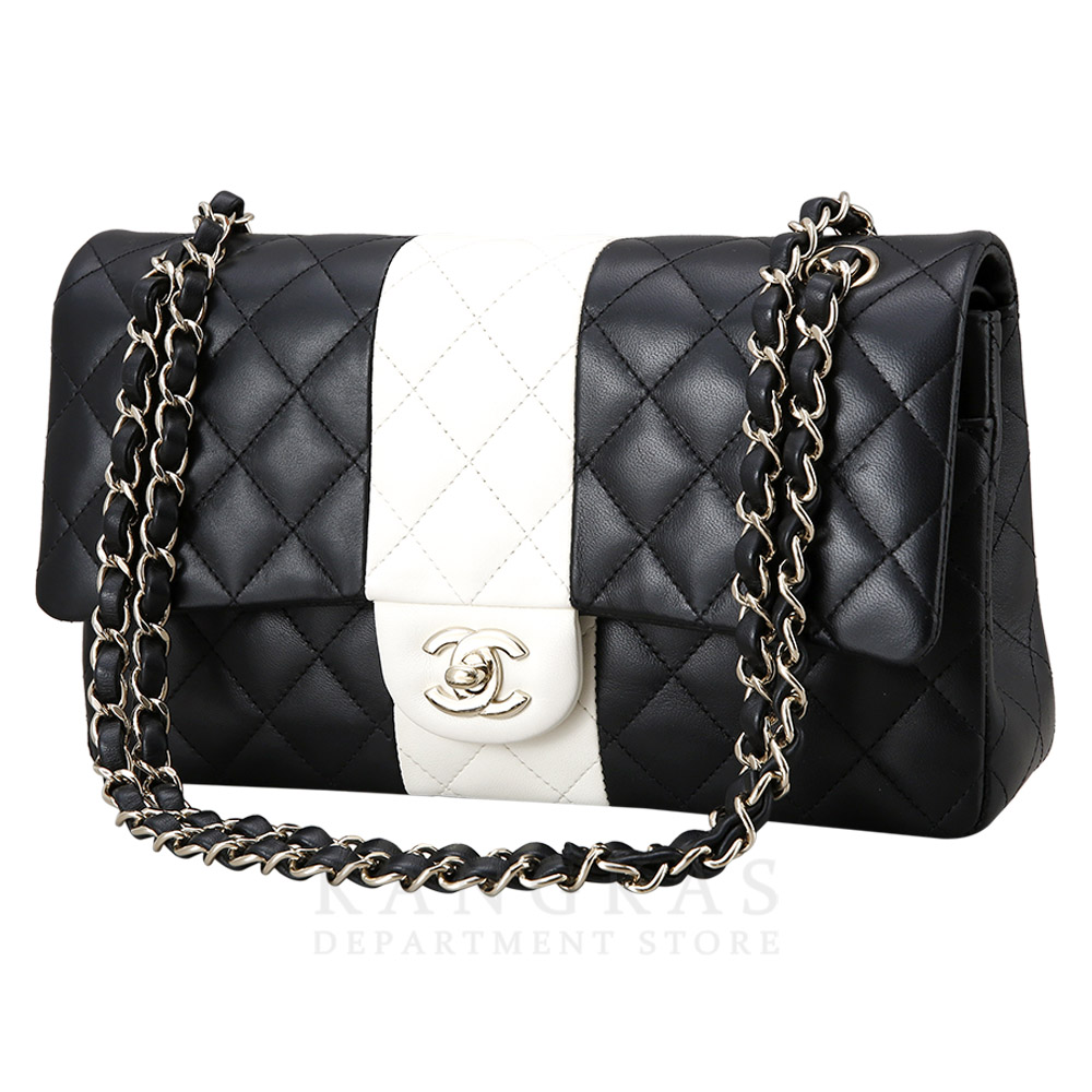 CHANEL(USED)샤넬 시즌 클래식 램스킨 미듐