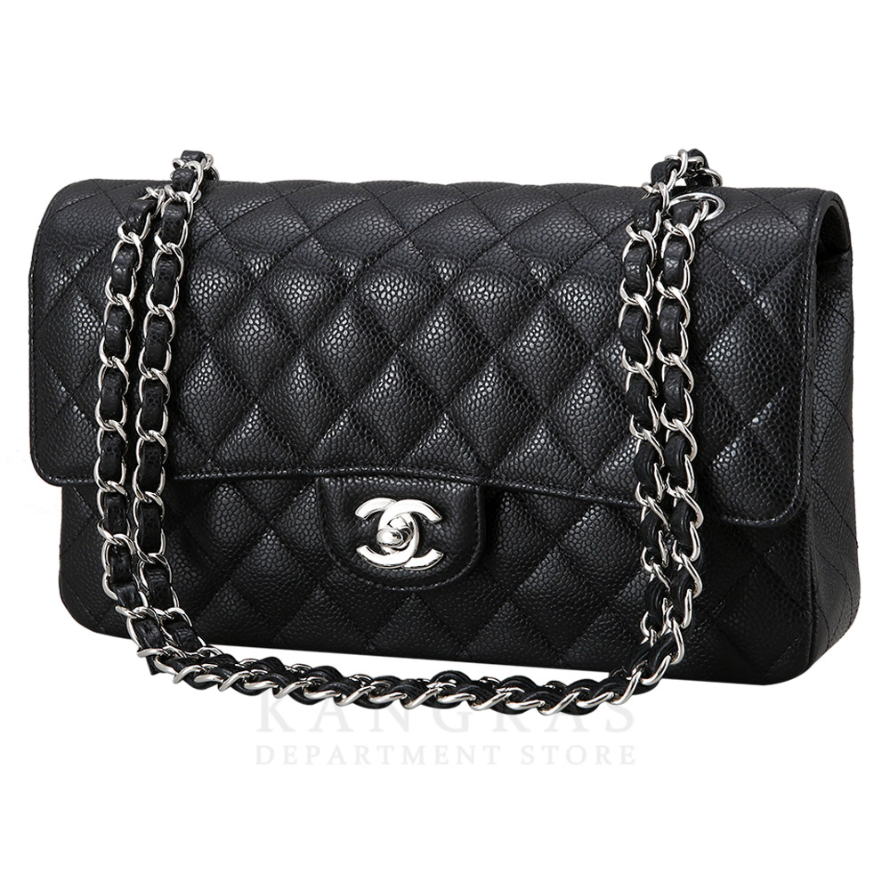CHANEL(USED)샤넬 캐비어 클래식 미듐 플랩백