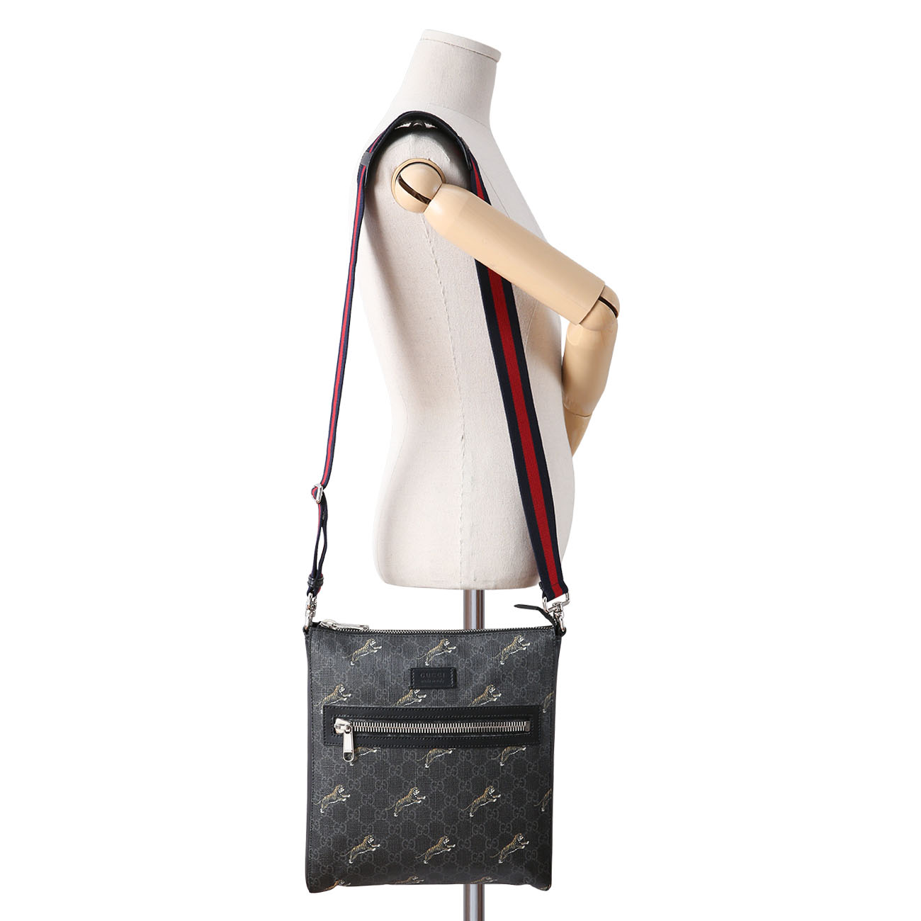 GUCCI(USED)구찌 474137 시즌 PVC 메신저 백