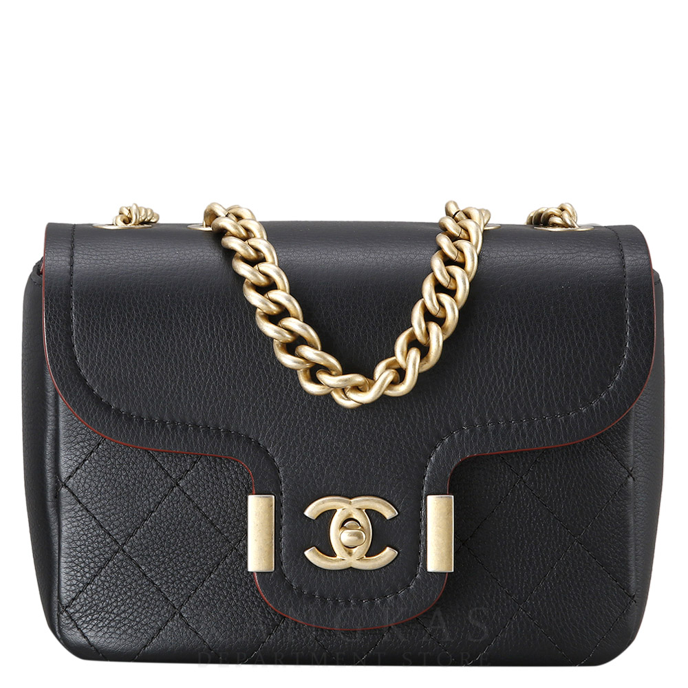 CHANEL(USED)샤넬 시즌 로고 플랩 체인 백