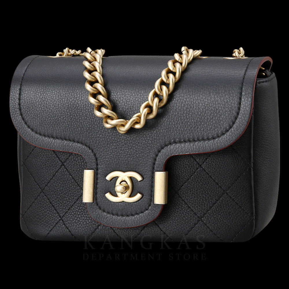 CHANEL(USED)샤넬 시즌 로고 플랩 체인 백
