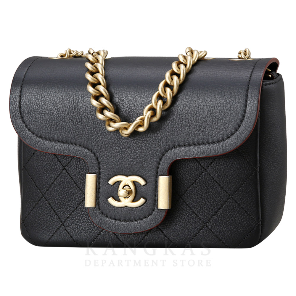 CHANEL(USED)샤넬 시즌 로고 플랩 체인 백