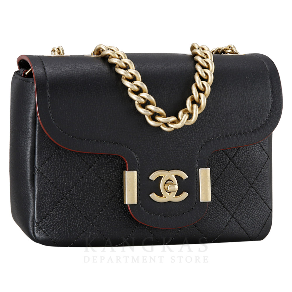 CHANEL(USED)샤넬 시즌 로고 플랩 체인 백