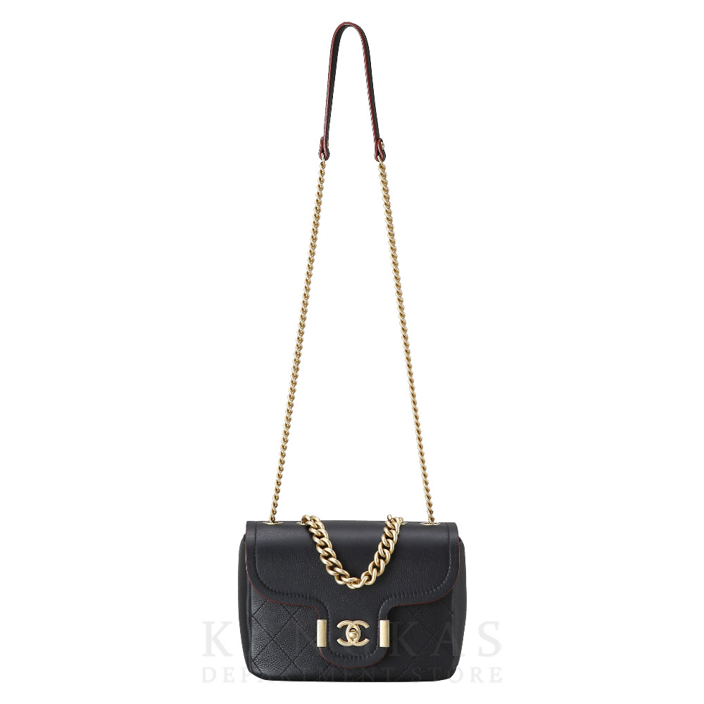 CHANEL(USED)샤넬 시즌 로고 플랩 체인 백