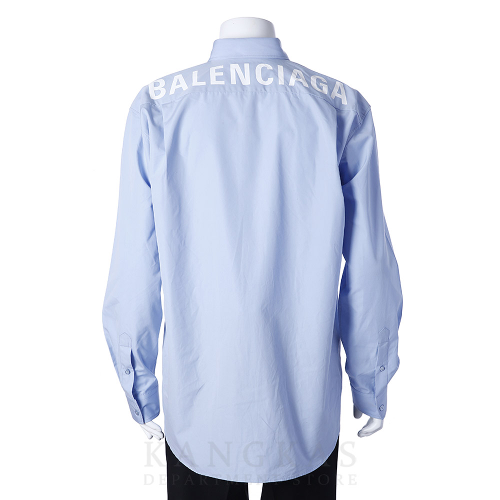 BALENCIAGA(USED)발렌시아가 백 로고 오버핏 셔츠