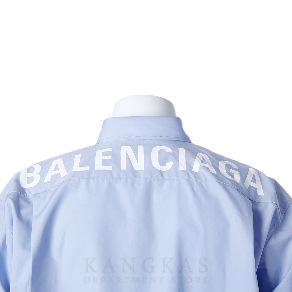 BALENCIAGA(USED)발렌시아가 백 로고 오버핏 셔츠