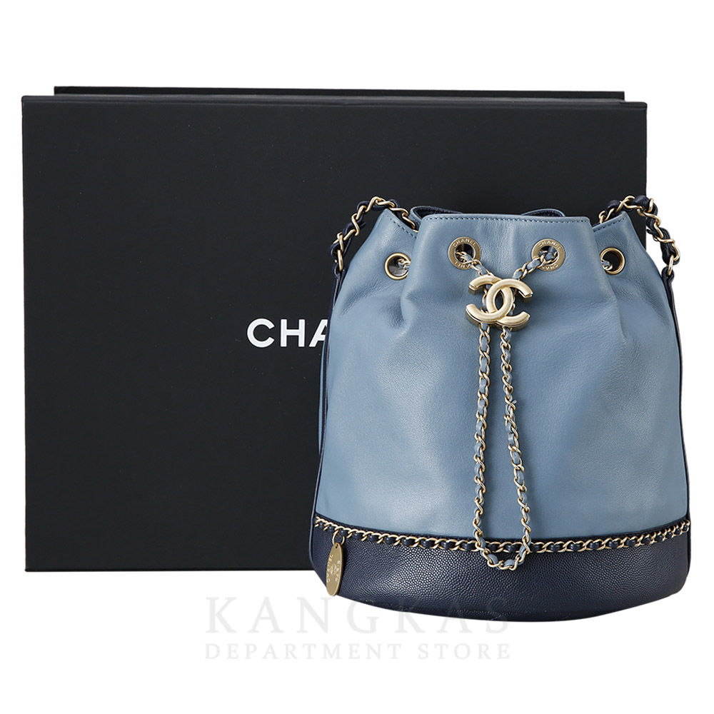 CHANEL(USED)샤넬 시즌 트로스트링 버킷