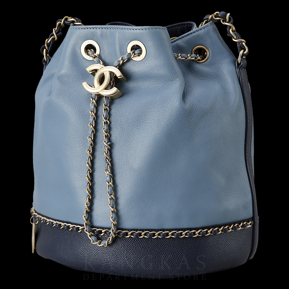 CHANEL(USED)샤넬 시즌 트로스트링 버킷