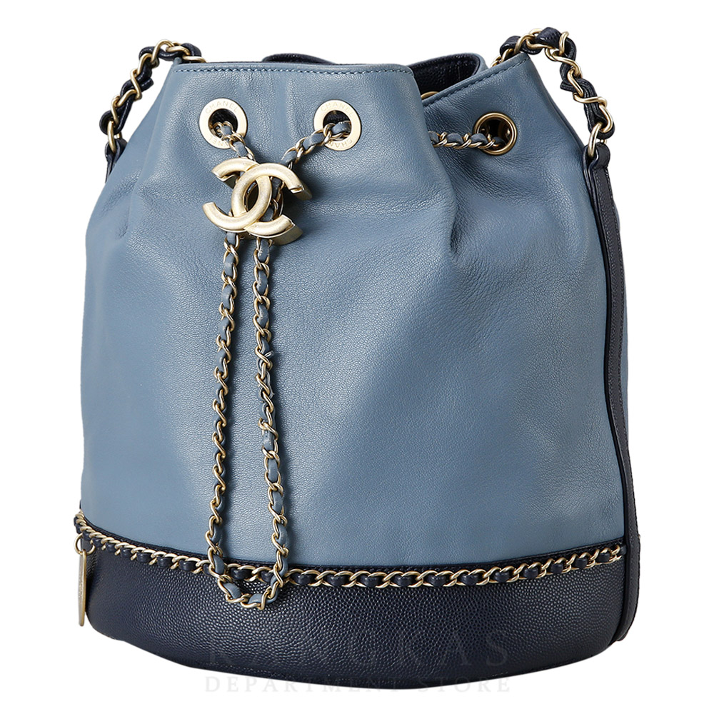 CHANEL(USED)샤넬 시즌 트로스트링 버킷