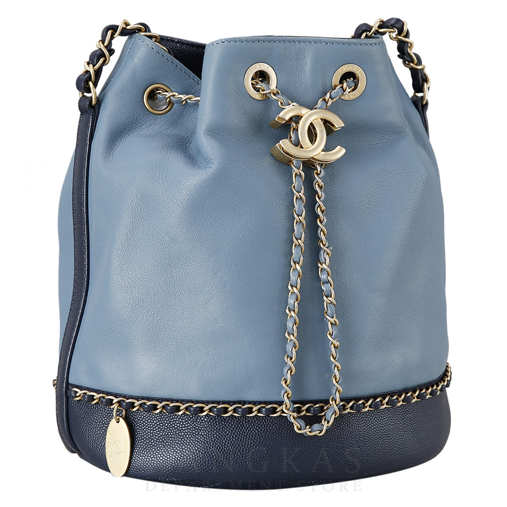 CHANEL(USED)샤넬 시즌 트로스트링 버킷