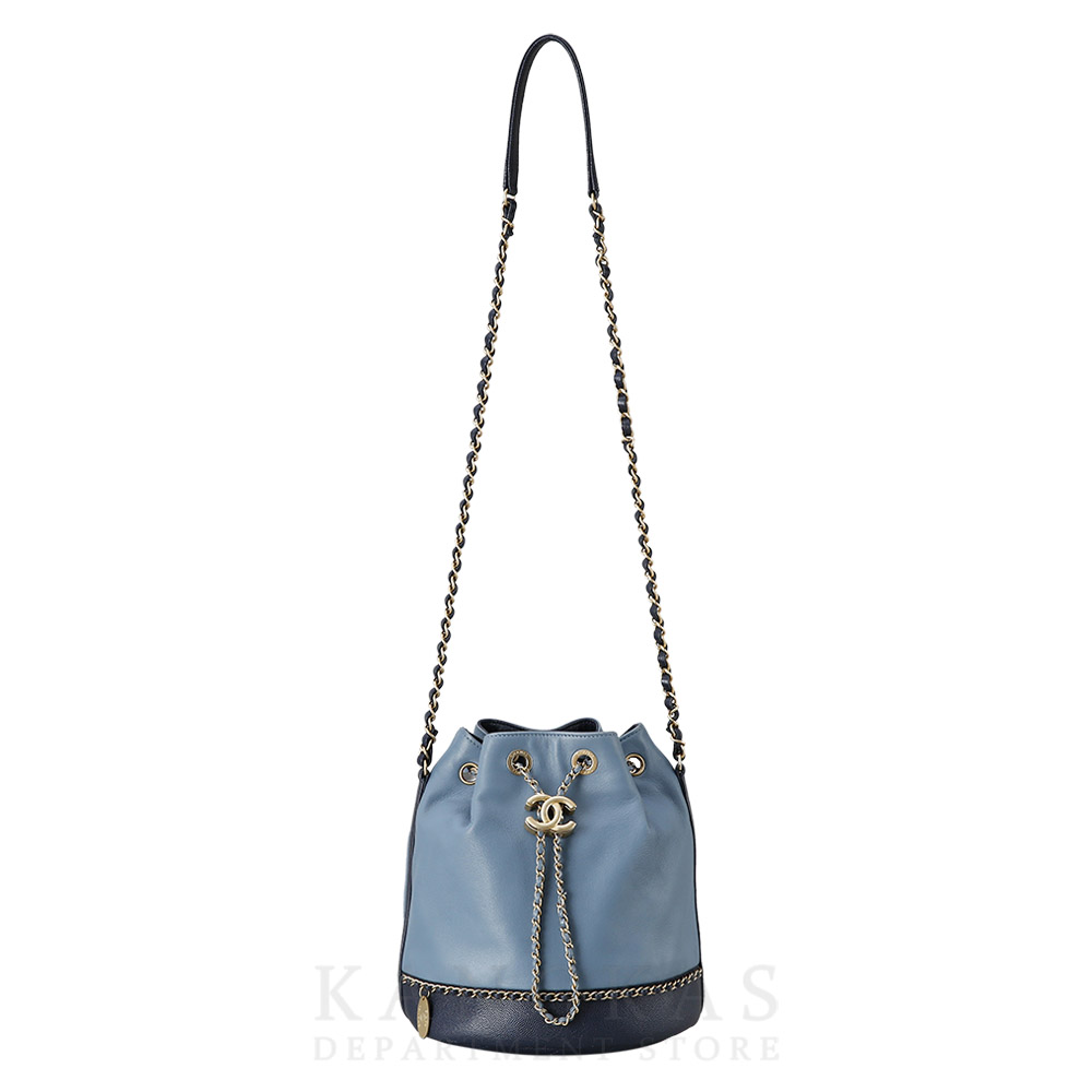 CHANEL(USED)샤넬 시즌 트로스트링 버킷