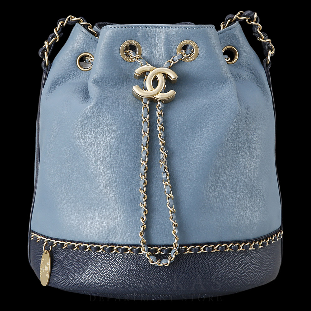 CHANEL(USED)샤넬 시즌 트로스트링 버킷
