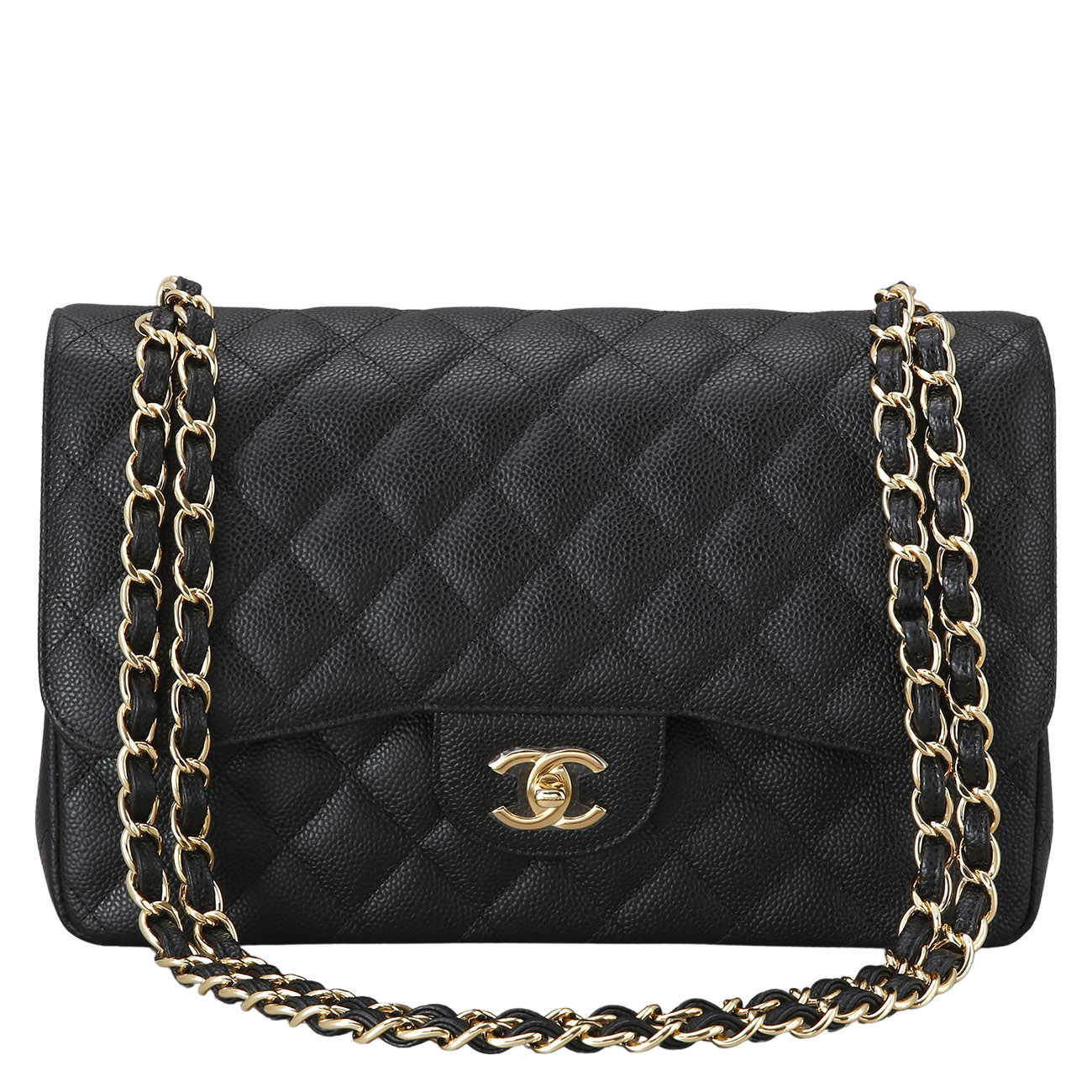 CHANEL(USED)샤넬 캐비어 클래식 라지 플랩백
