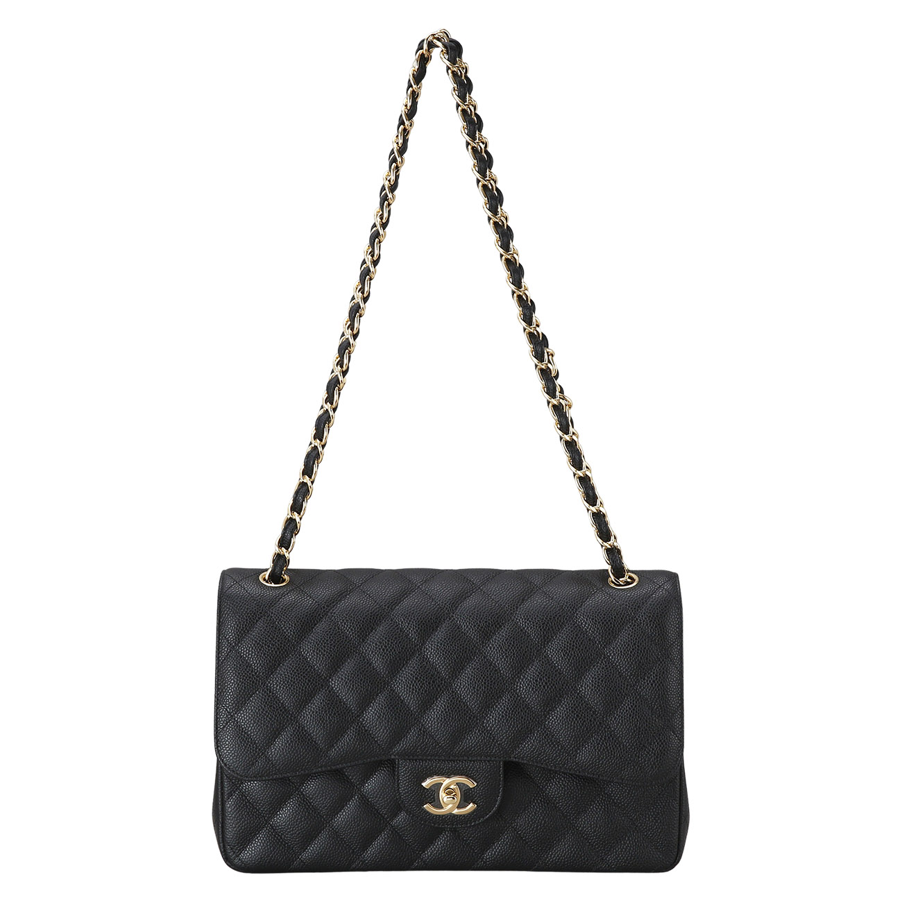 CHANEL(USED)샤넬 캐비어 클래식 라지 플랩백