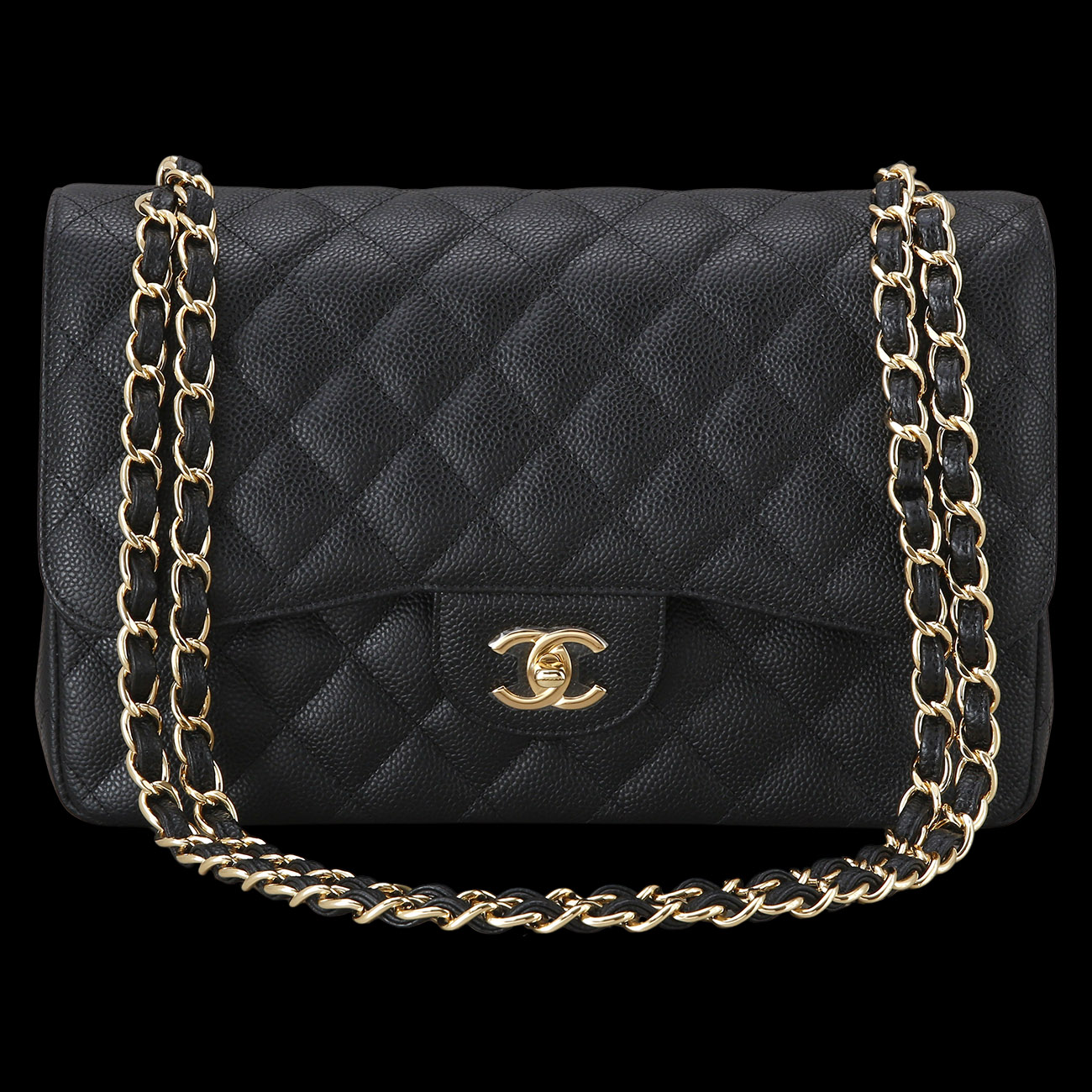 CHANEL(USED)샤넬 캐비어 클래식 라지 플랩백