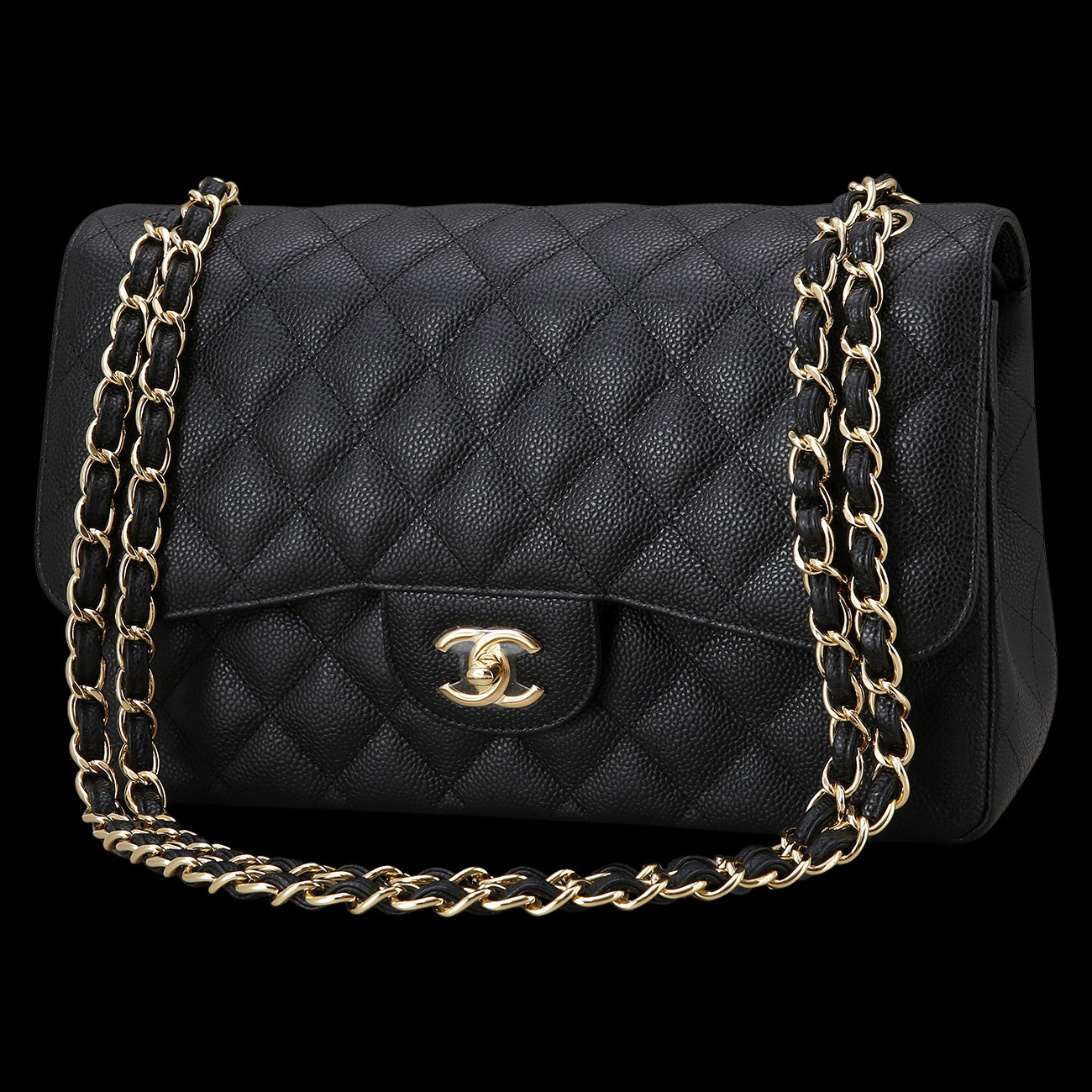 CHANEL(USED)샤넬 캐비어 클래식 라지 플랩백