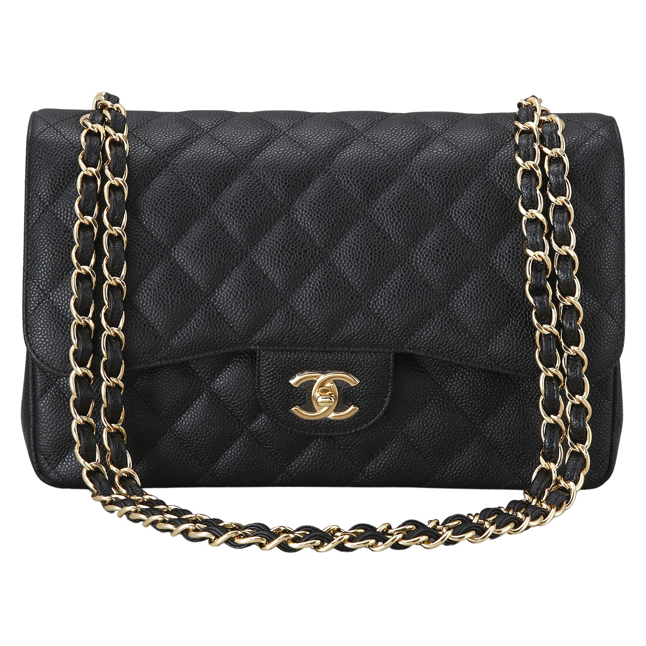 CHANEL(USED)샤넬 캐비어 클래식 라지 플랩백