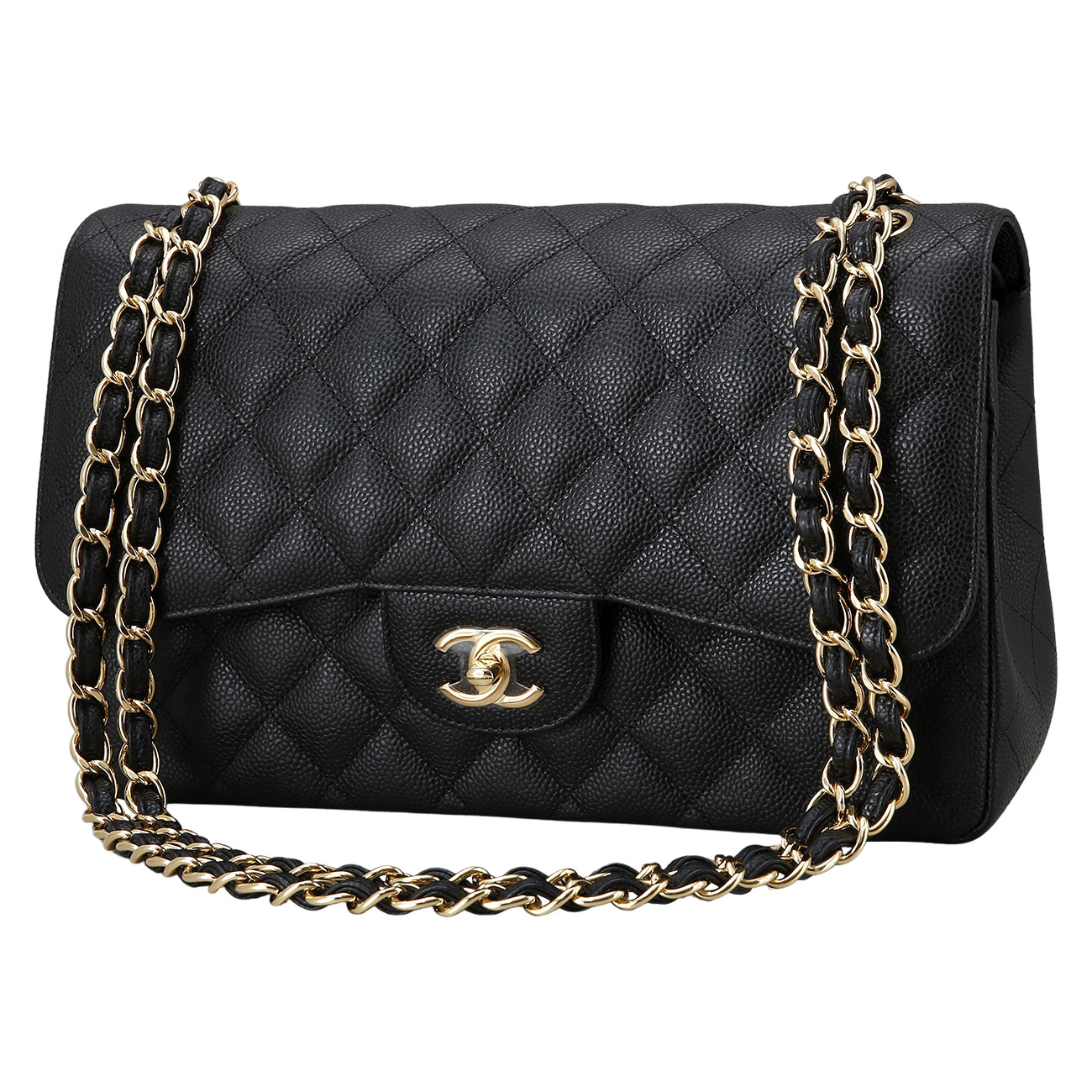 CHANEL(USED)샤넬 캐비어 클래식 라지 플랩백