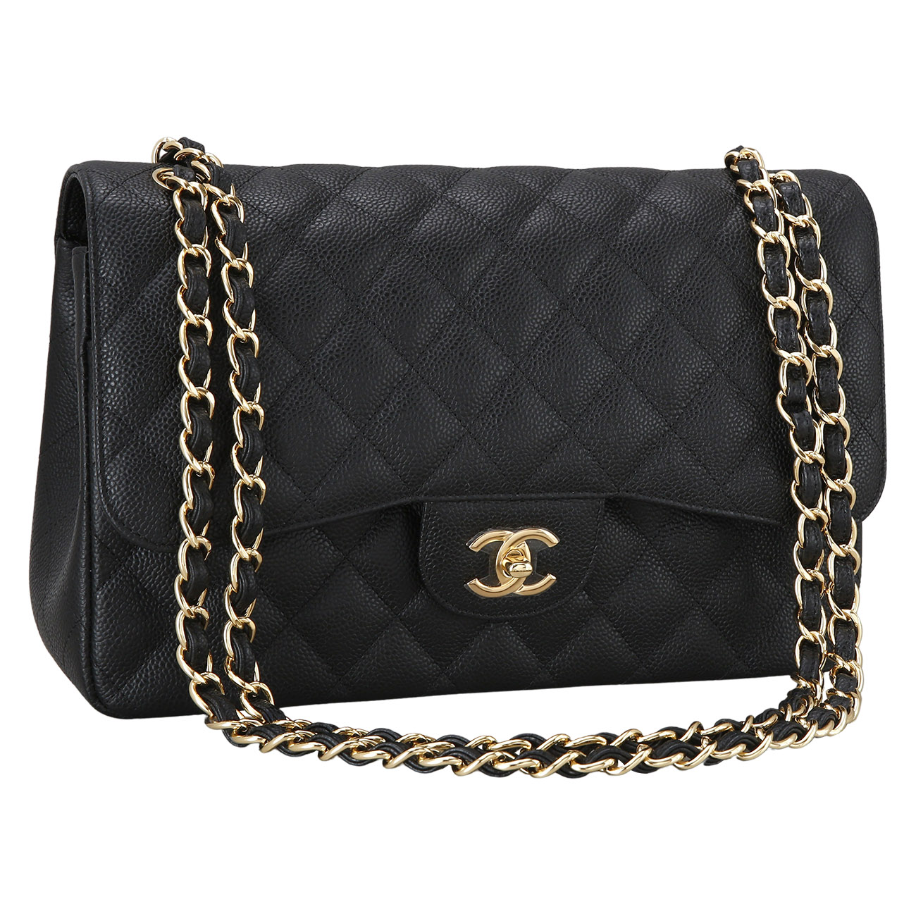 CHANEL(USED)샤넬 캐비어 클래식 라지 플랩백