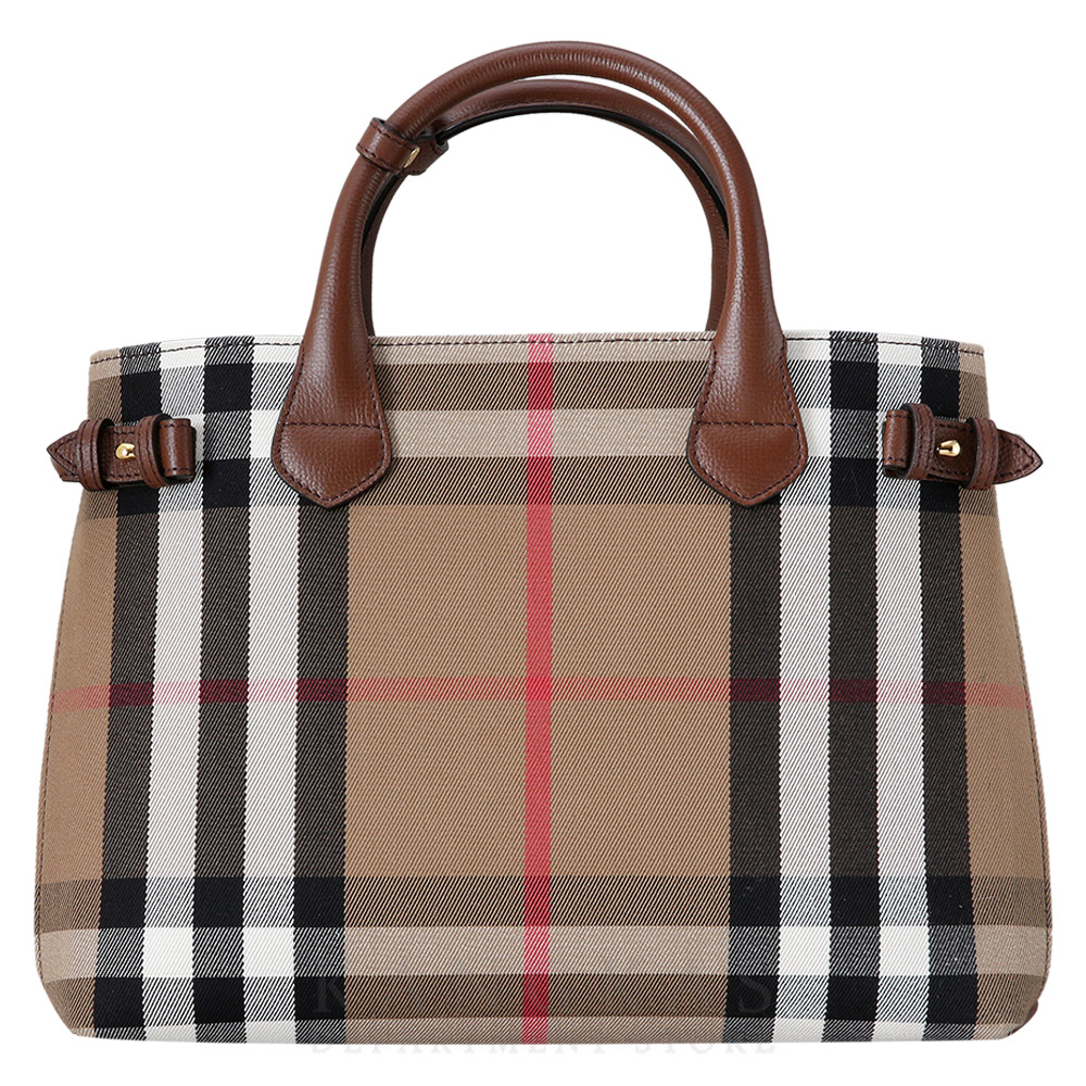 BURBERRY(USED)버버리 캔버스 체크 배너 백