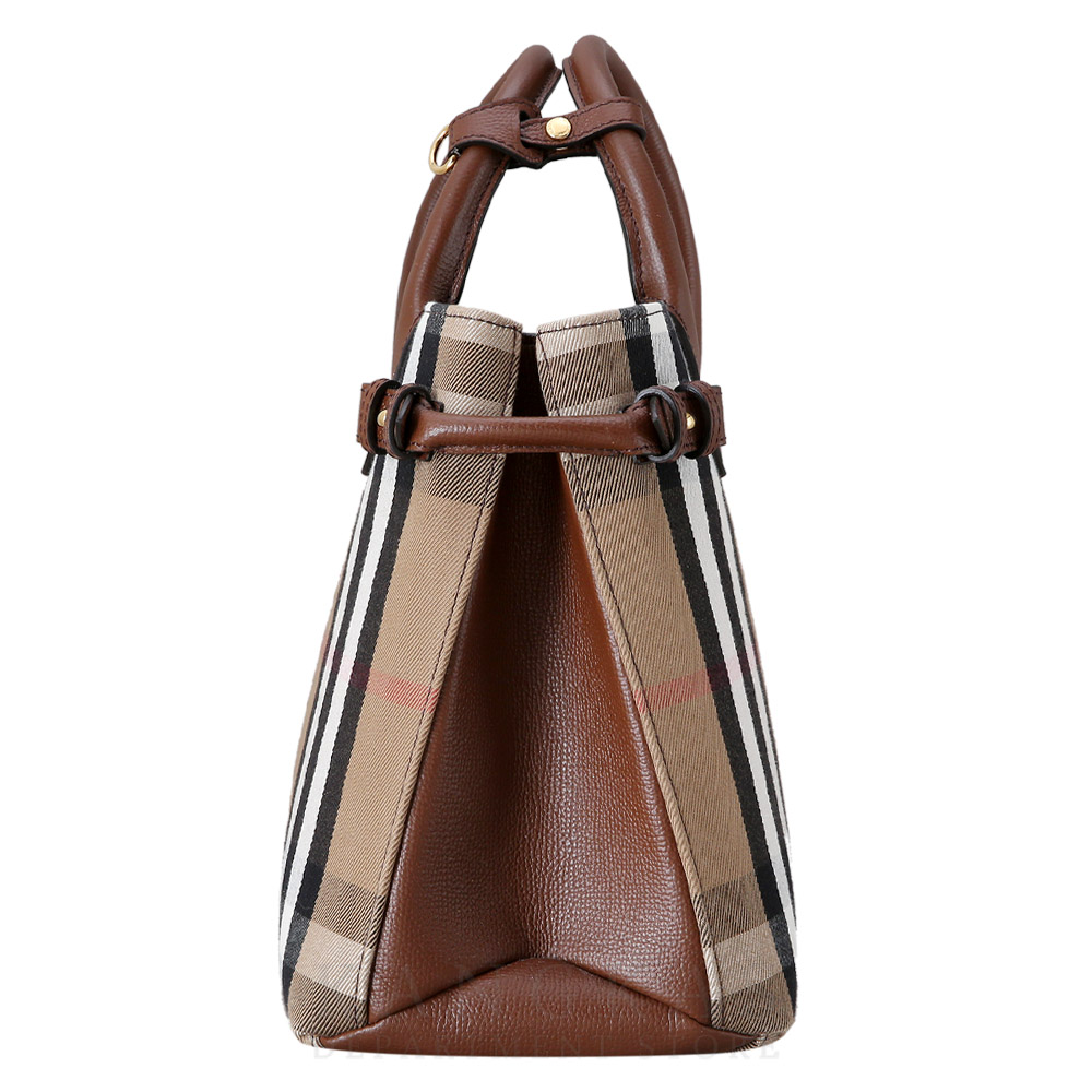 BURBERRY(USED)버버리 캔버스 체크 배너 백