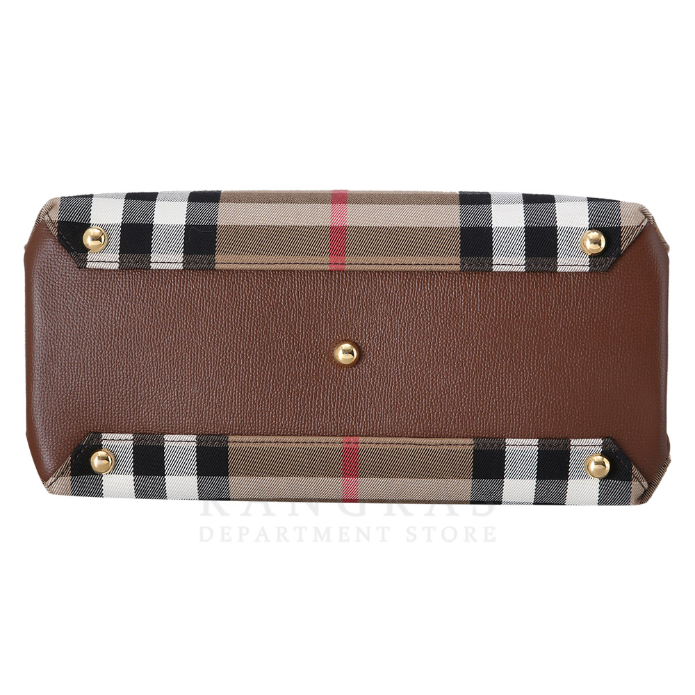 BURBERRY(USED)버버리 캔버스 체크 배너 백