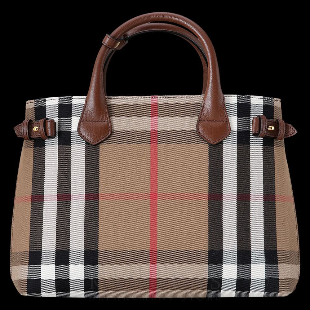 BURBERRY(USED)버버리 캔버스 체크 배너 백