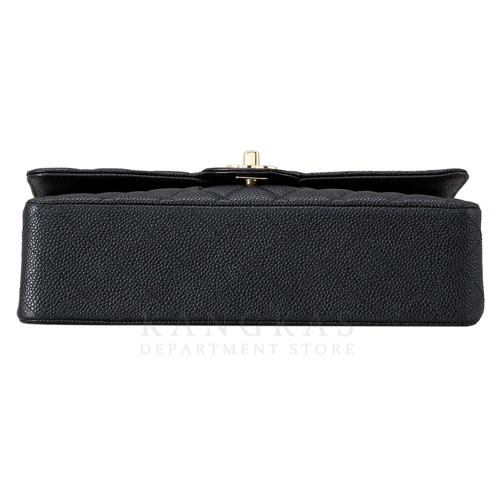 CHANEL(USED)샤넬 클래식 캐비어 미듐 금장