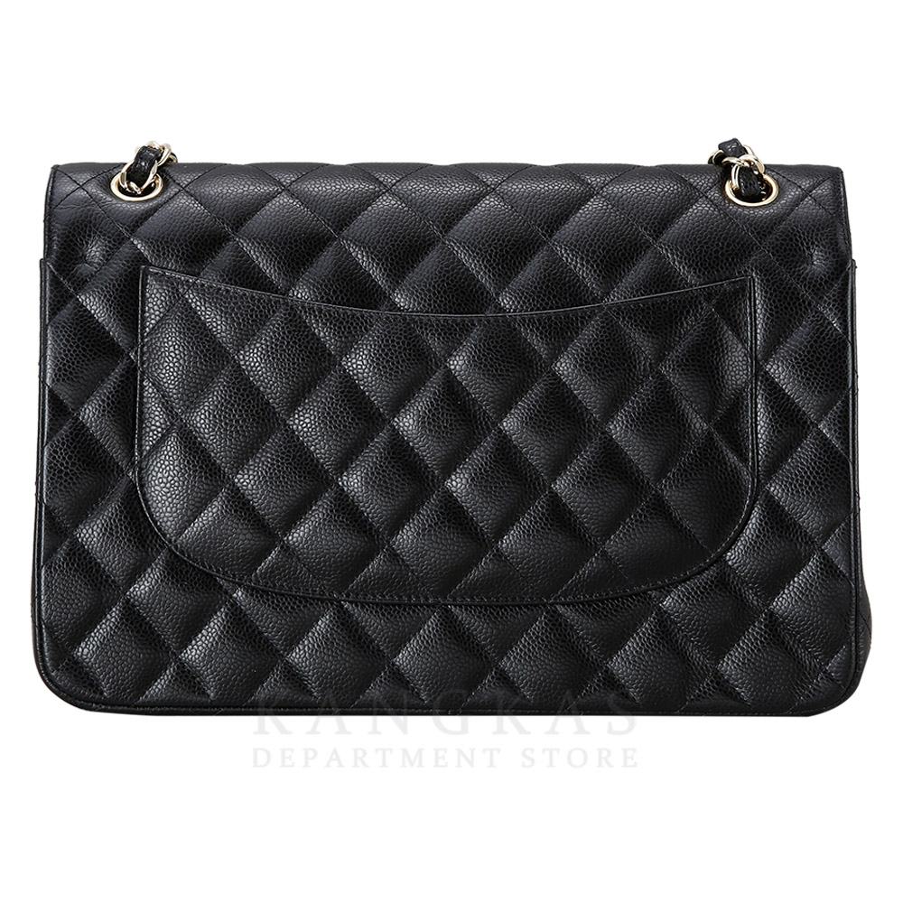 CHANEL(USED)샤넬 클래식 캐비어 점보 블랙