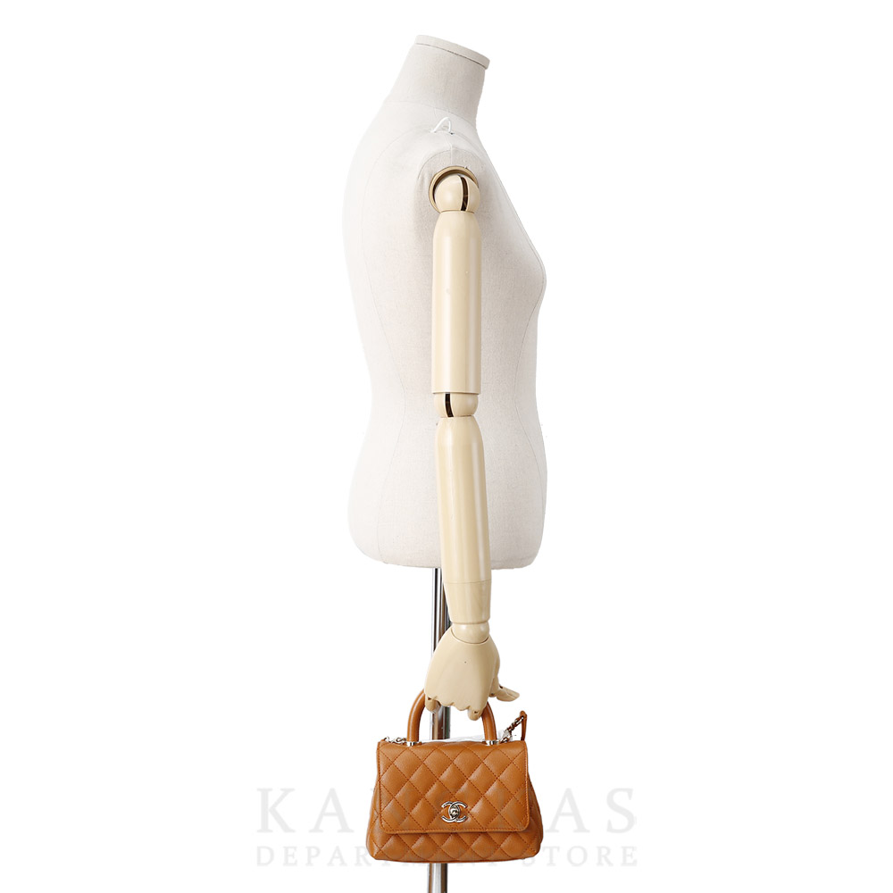 CHANEL(USED)샤넬 캐비어 코코핸들 미니 아웃스티치
