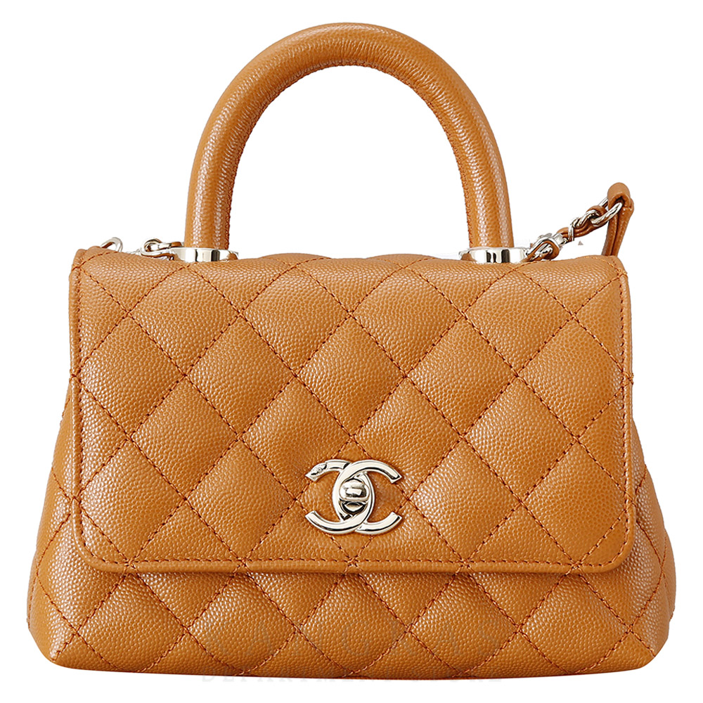 CHANEL(USED)샤넬 캐비어 코코핸들 미니 아웃스티치