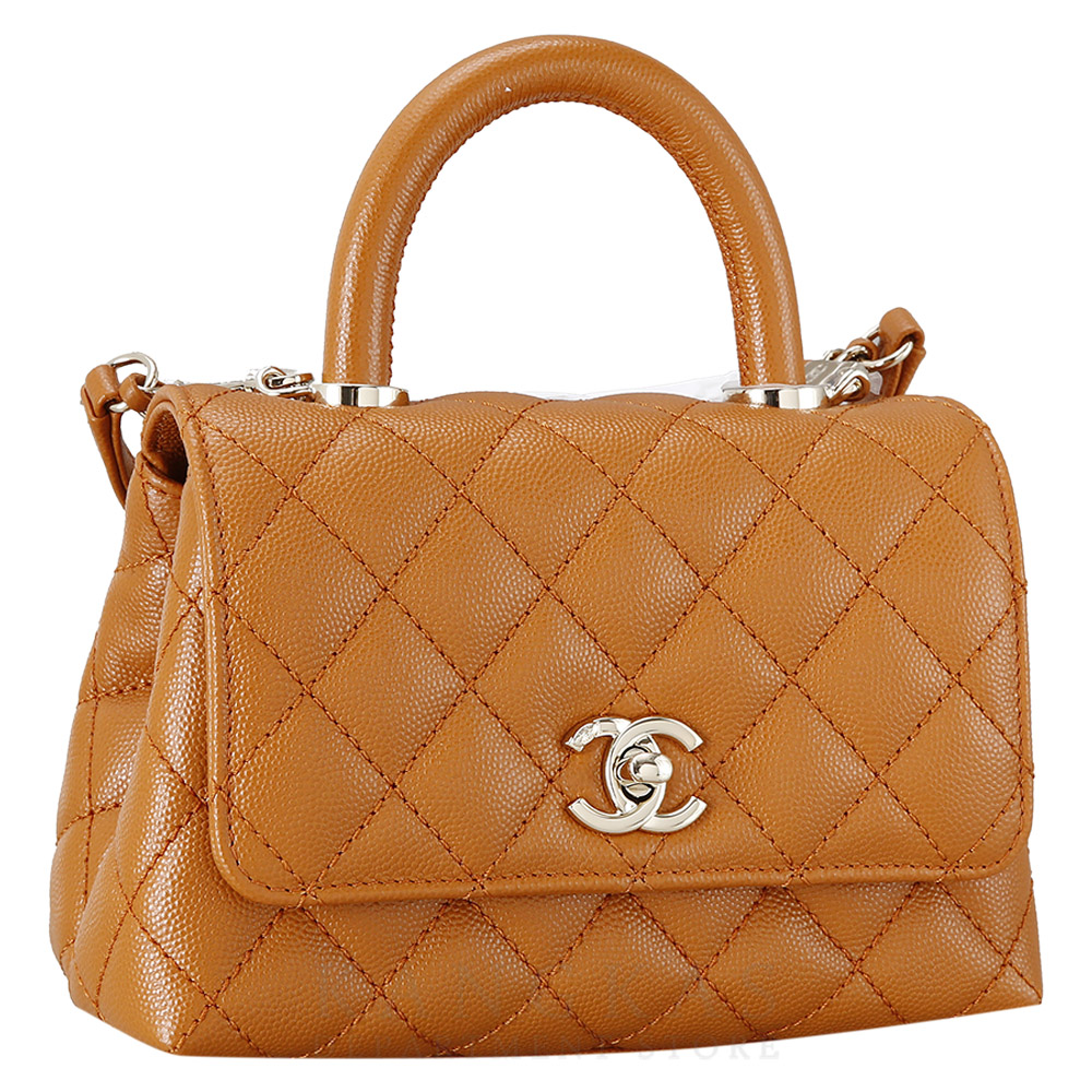 CHANEL(USED)샤넬 캐비어 코코핸들 미니 아웃스티치