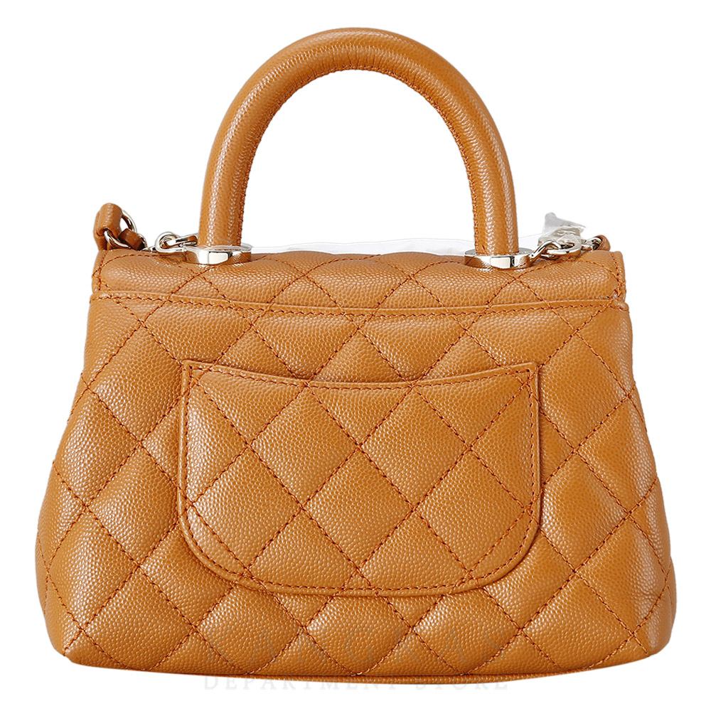 CHANEL(USED)샤넬 캐비어 코코핸들 미니 아웃스티치