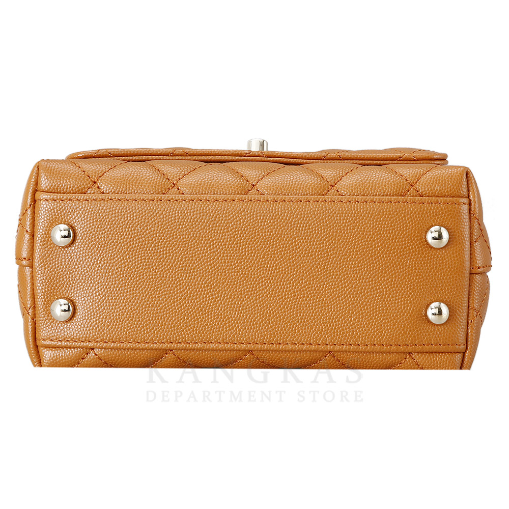 CHANEL(USED)샤넬 캐비어 코코핸들 미니 아웃스티치