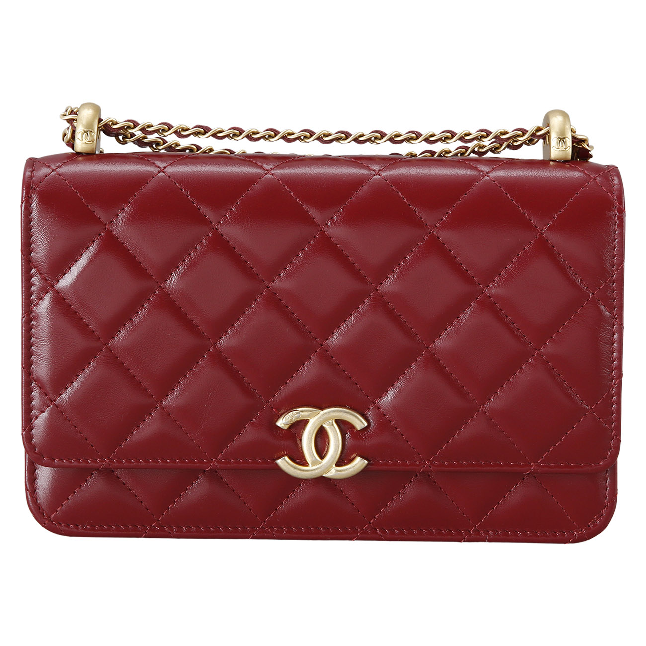 CHANEL(NEW)샤넬 공방 WOC 버건디 (새제품) NEW PRODUCT