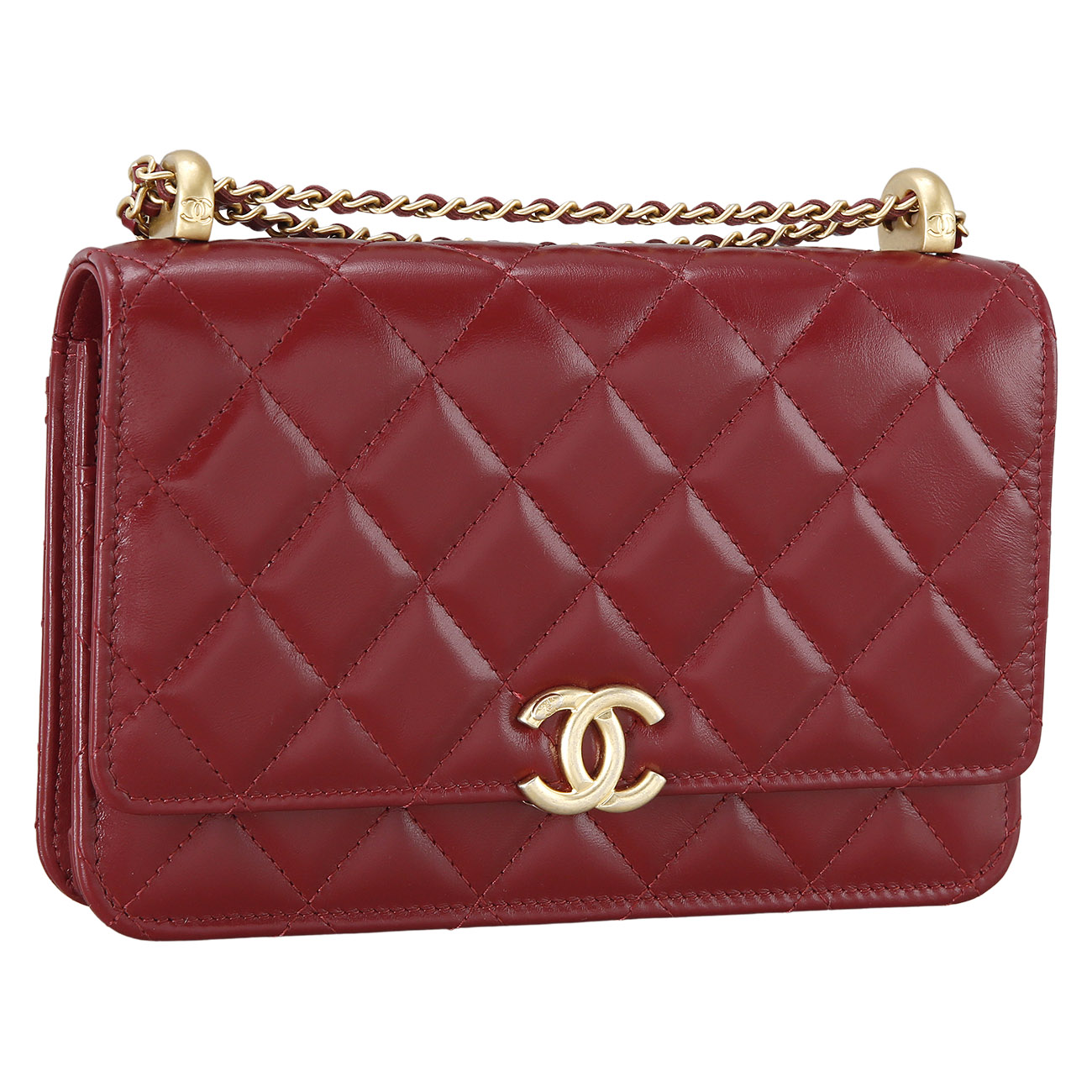 CHANEL(NEW)샤넬 공방 WOC 버건디 (새제품) NEW PRODUCT