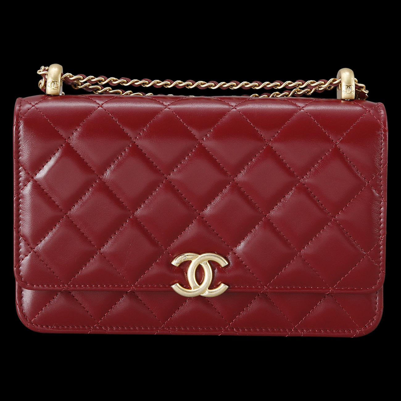 CHANEL(NEW)샤넬 공방 WOC 버건디 (새제품) NEW PRODUCT