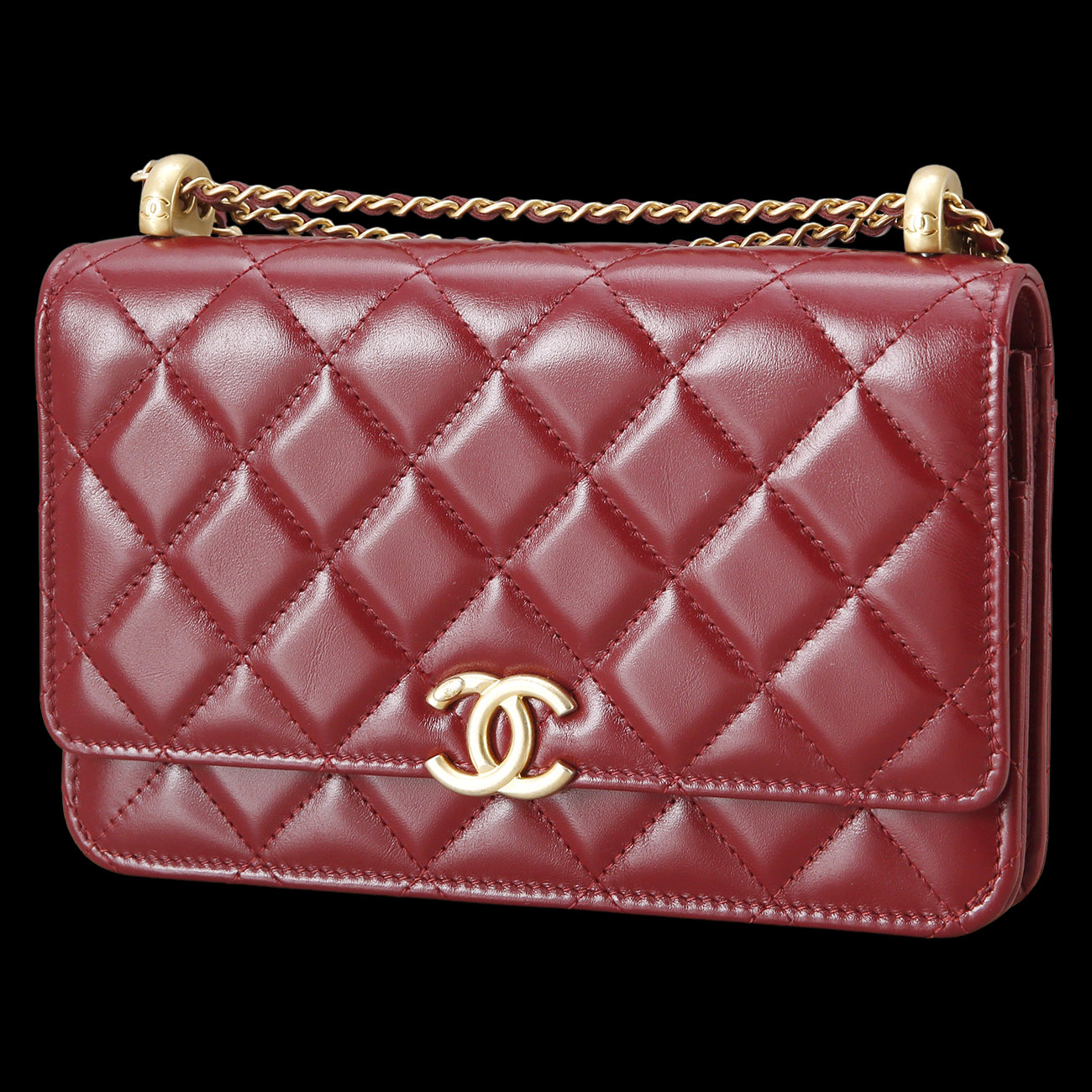 CHANEL(NEW)샤넬 공방 WOC 버건디 (새제품) NEW PRODUCT