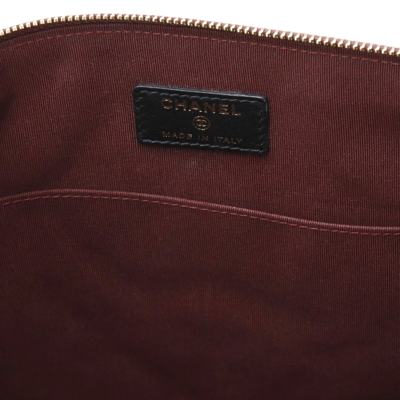 CHANEL(USED)샤넬 시즌 램스킨 플랩 클러치
