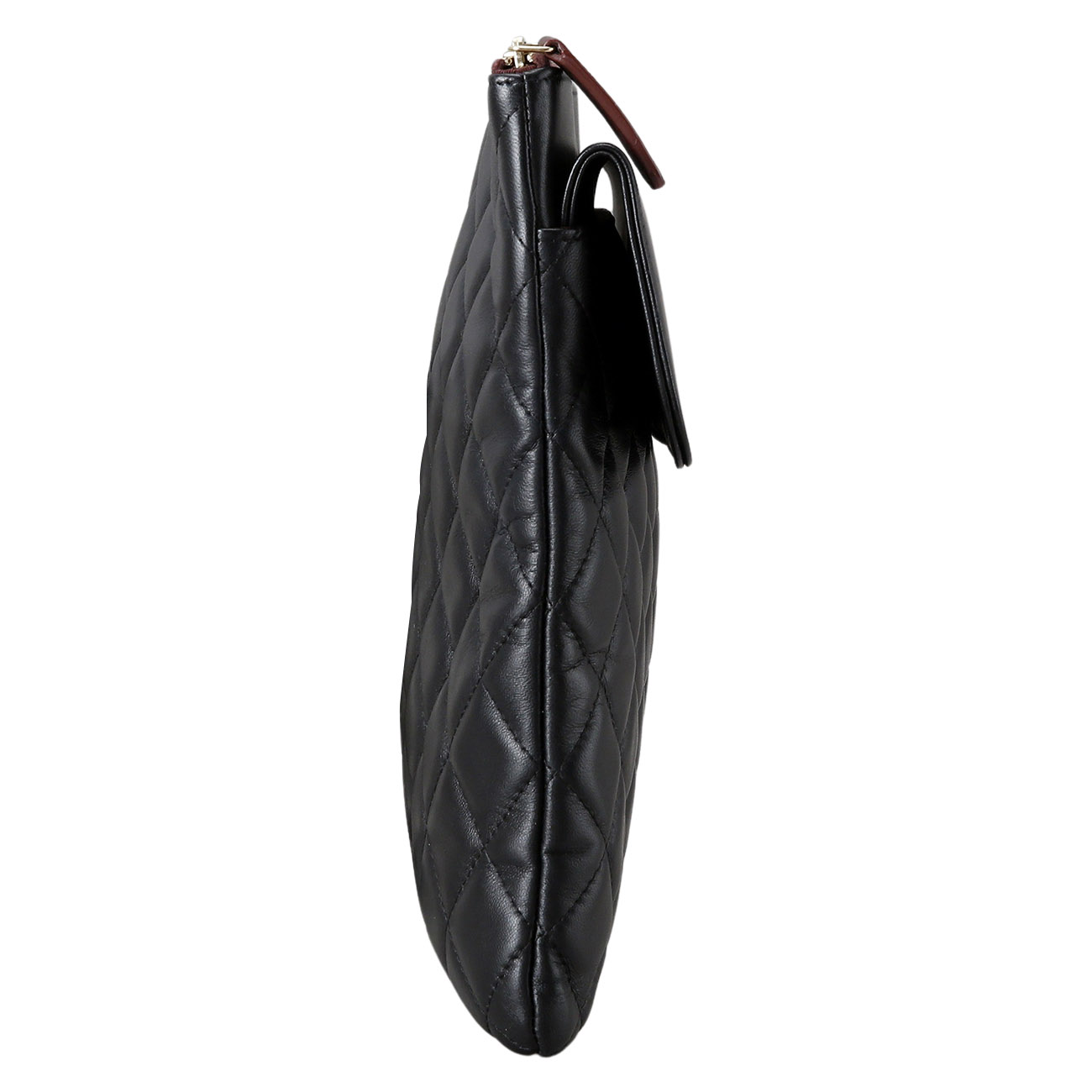 CHANEL(USED)샤넬 시즌 램스킨 플랩 클러치